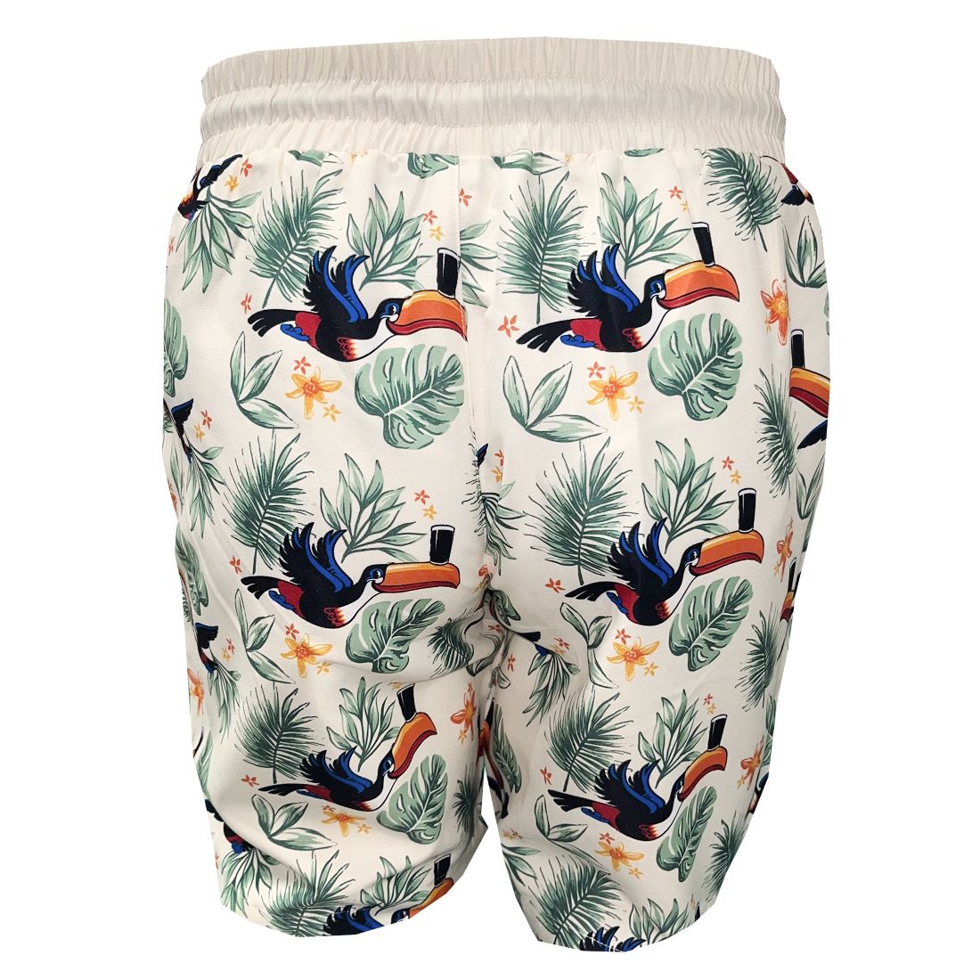 Guinness Badeshorts mitTukan Motiv Hawaiian Print M