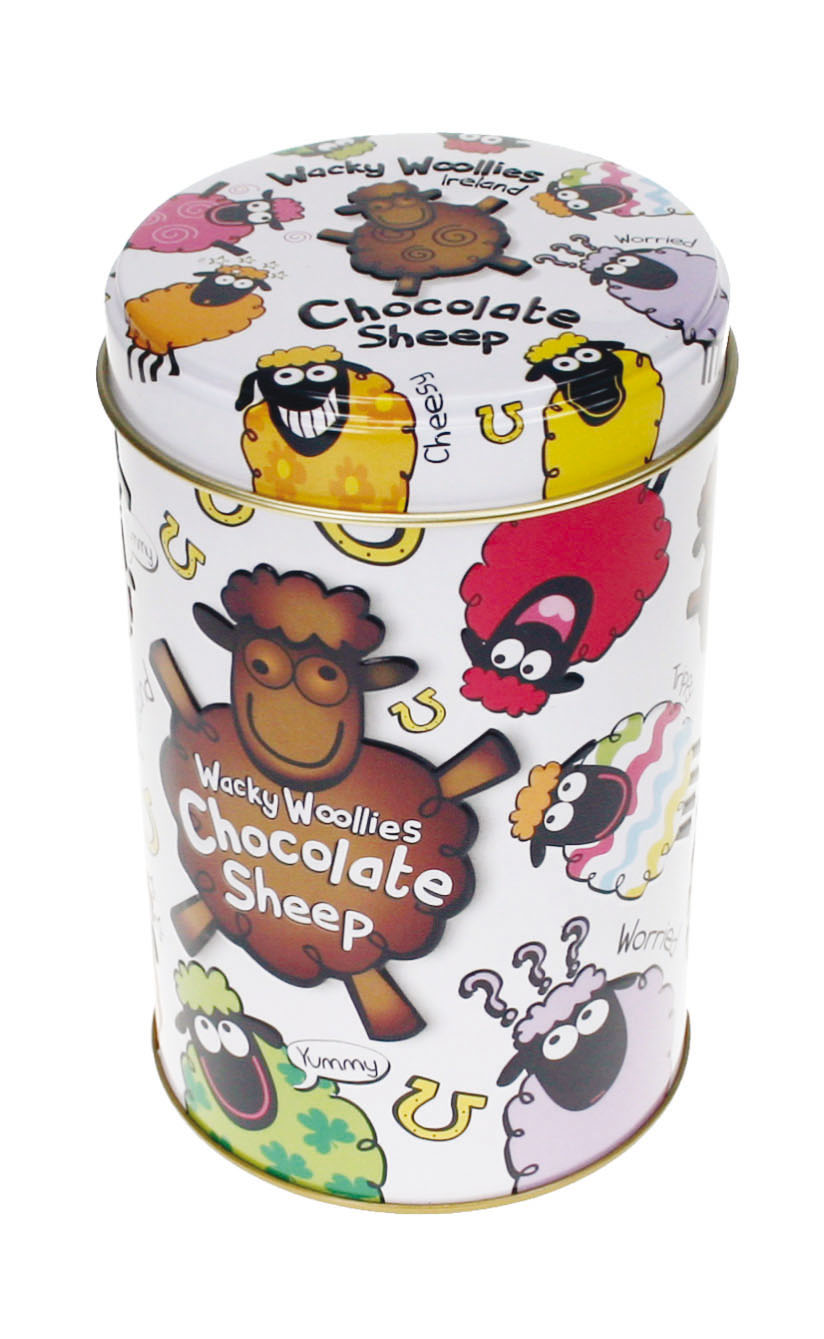 Wacky Woollies Schoko Schafe in der Geschenkdoseose 130g