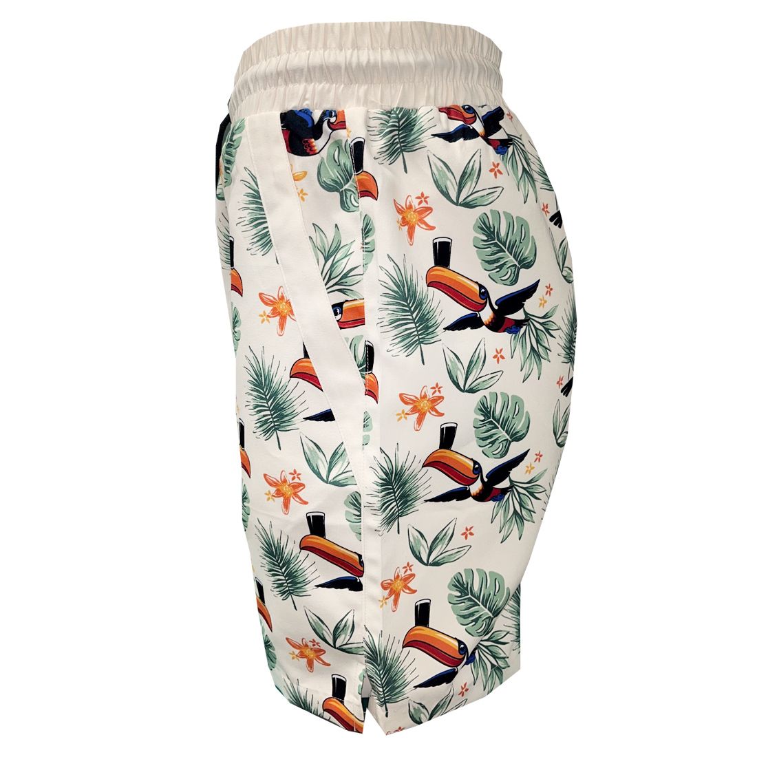 Guinness Badeshorts mitTukan Motiv Hawaiian Print M